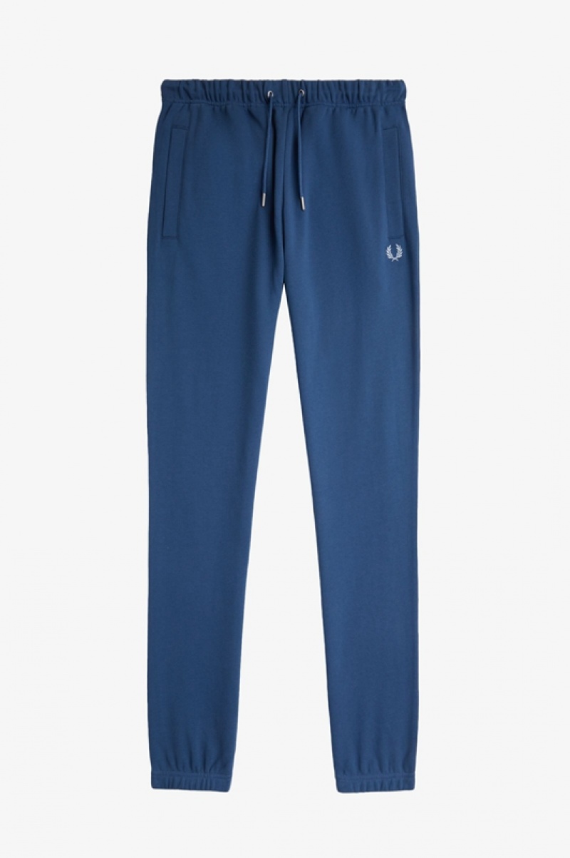 Fred Perry Loopback Men's Sweatpants Blue | LIP-538102