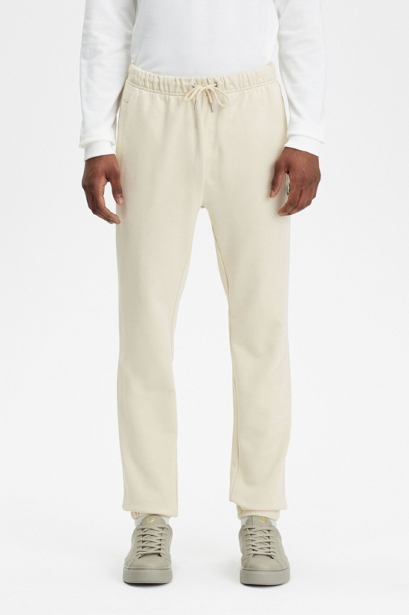 Fred Perry Loopback Men\'s Sweatpants White | TDJ-627350