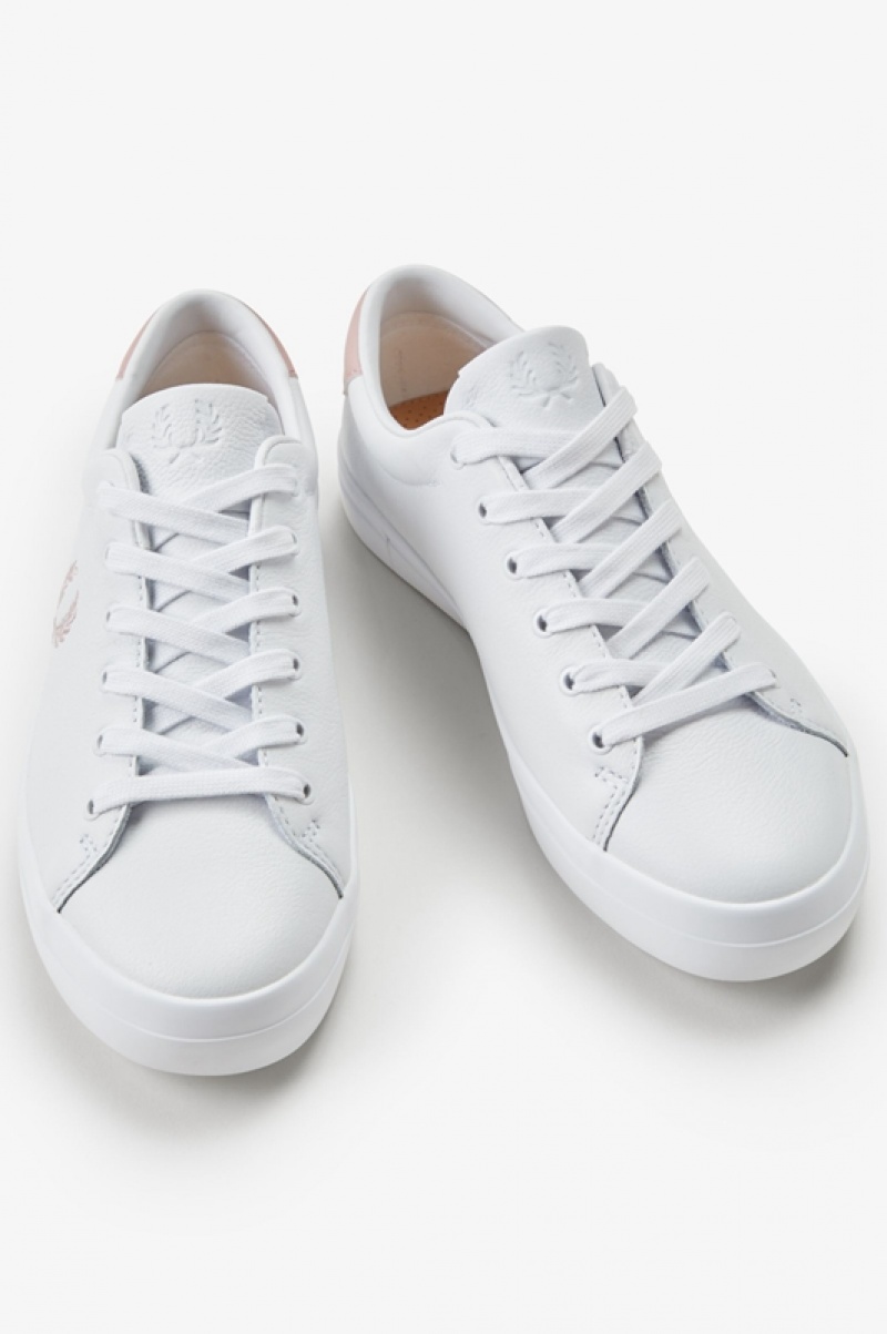 Fred Perry Lottie Women's Sneakers White | ZNM-873605