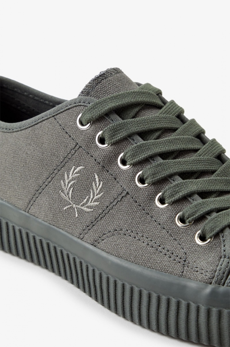 Fred Perry Low Hughes Men's Sneakers Grey | UQG-520896