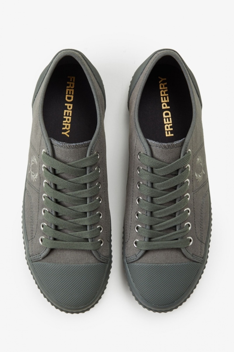 Fred Perry Low Hughes Men's Sneakers Grey | UQG-520896