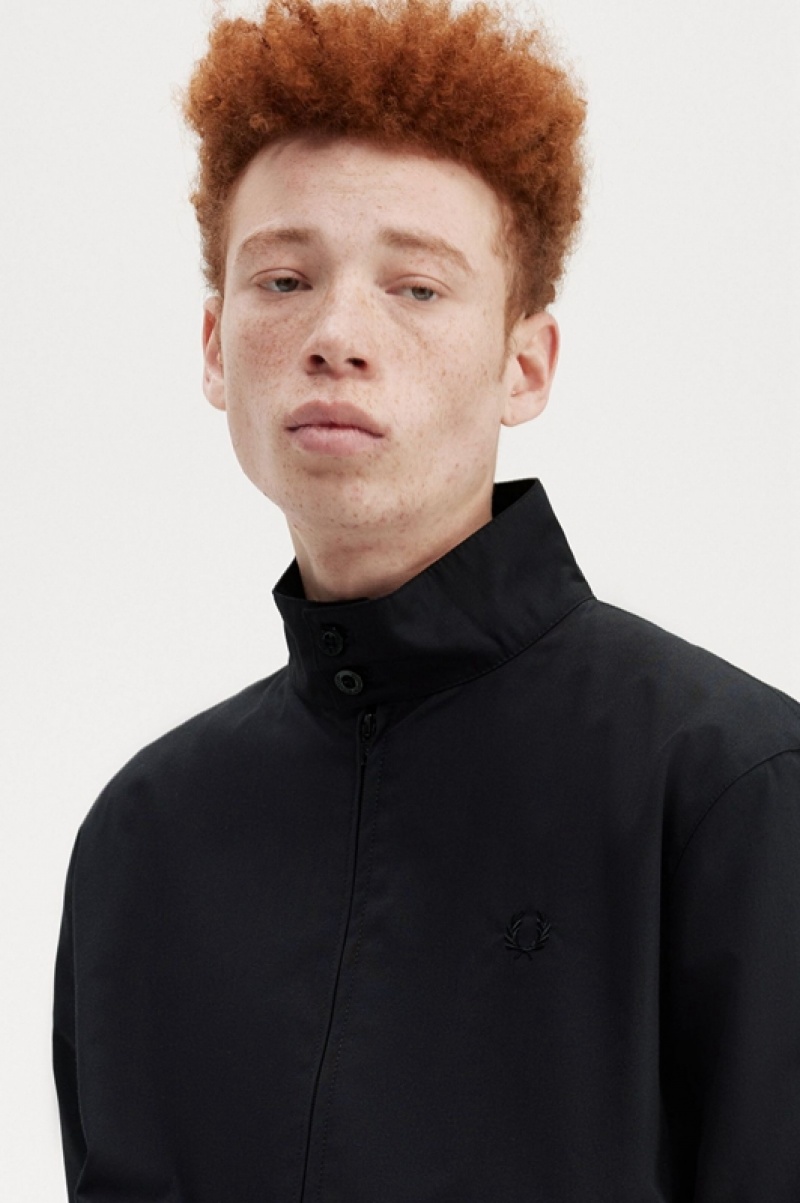 Fred Perry Made In England Men's Jackets Black | AYE-219863