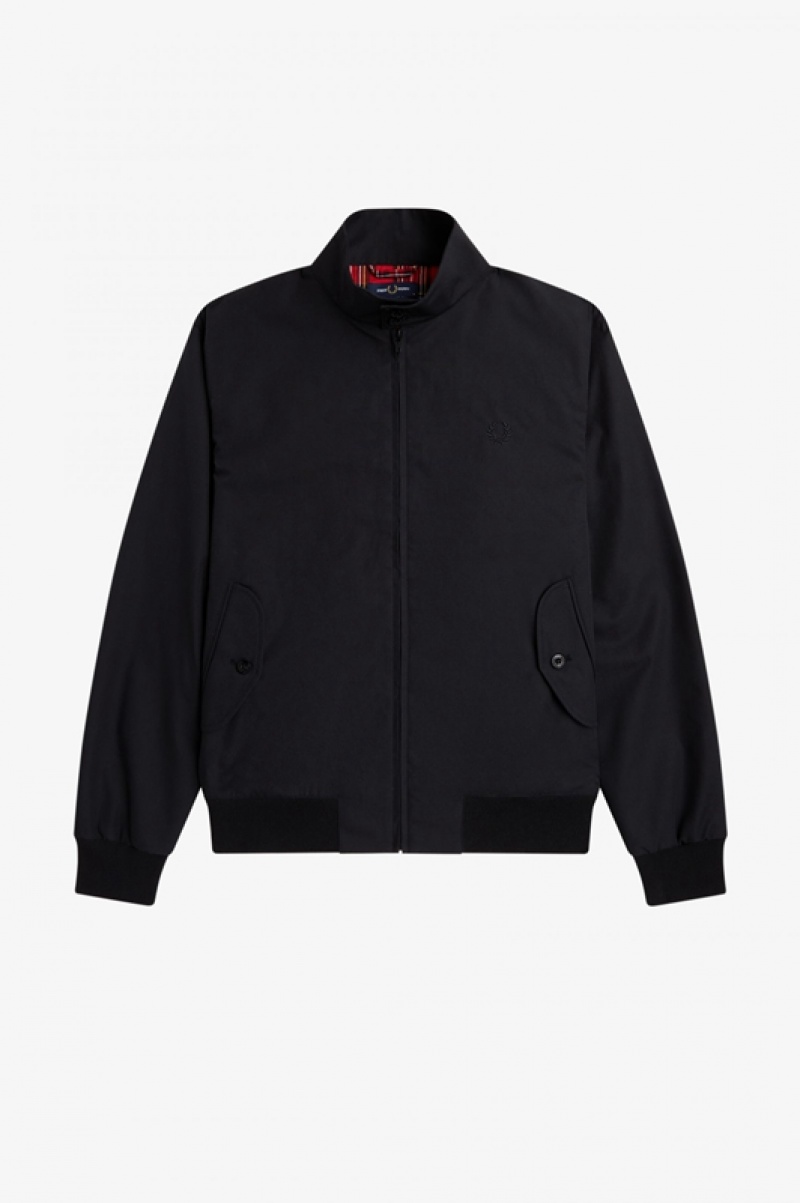 Fred Perry Made In England Men's Jackets Black | AYE-219863