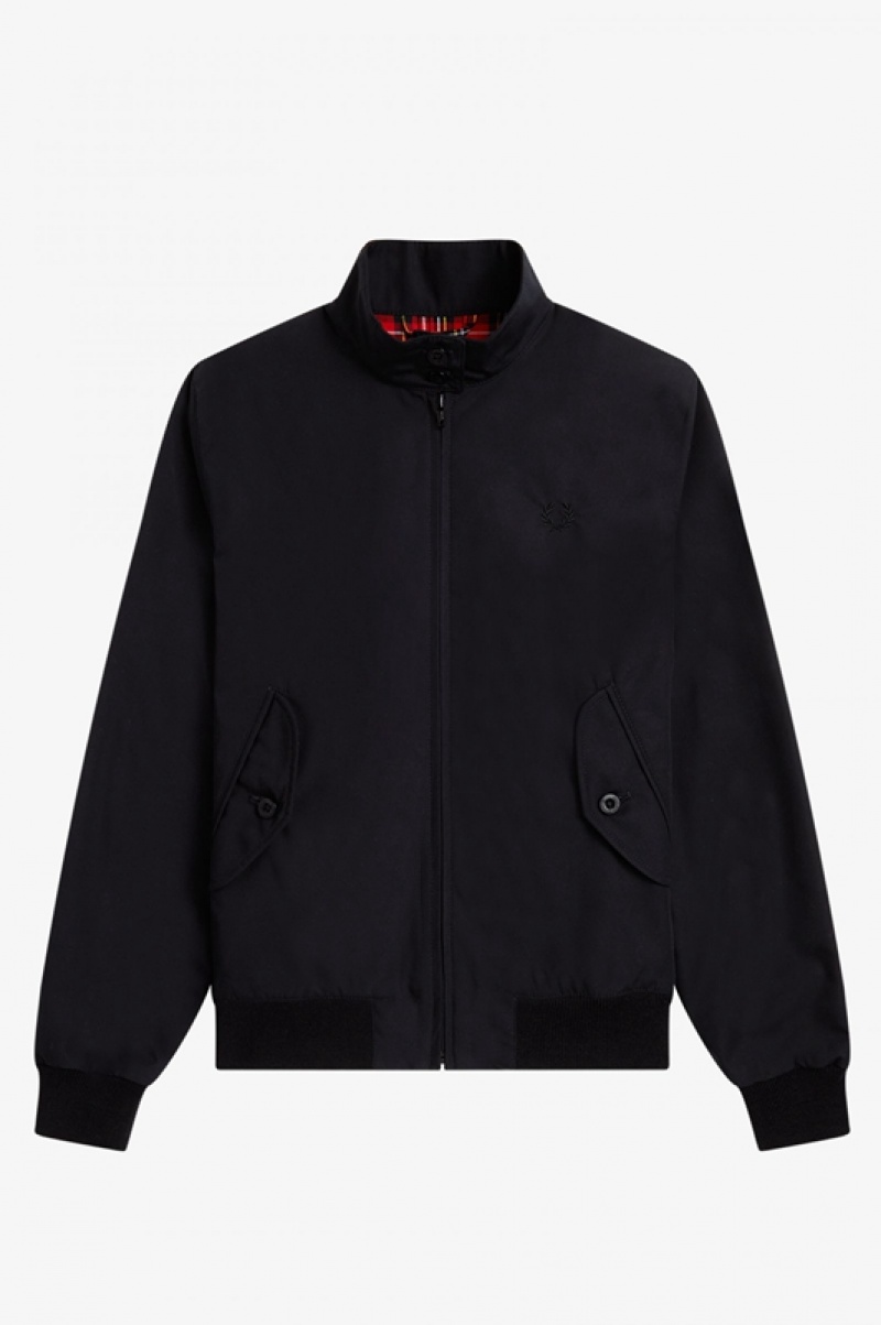 Fred Perry Made In England Women's Jackets Black | UIE-960271