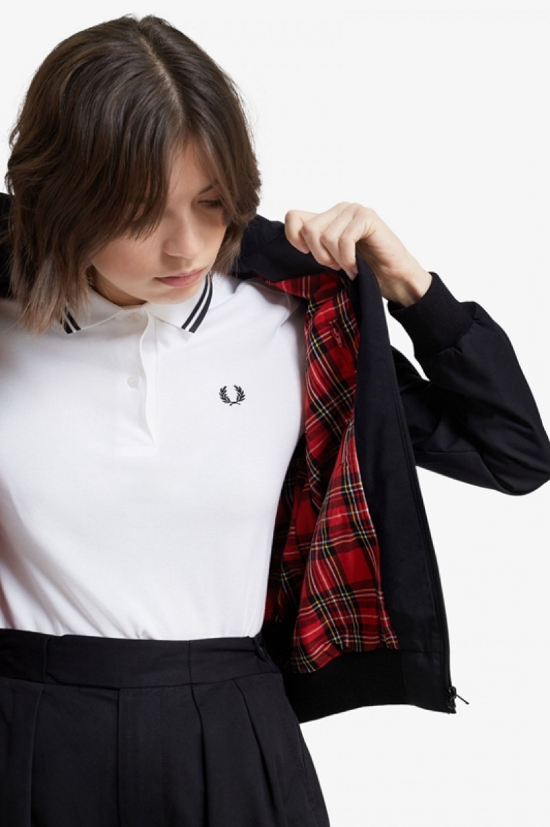 Fred Perry Made In England Women's Jackets Black | UIE-960271