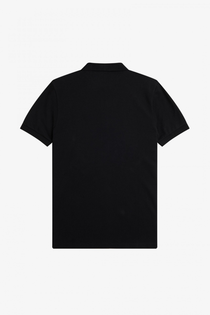 Fred Perry Pleasures Men's Shirts Black | MRD-485012