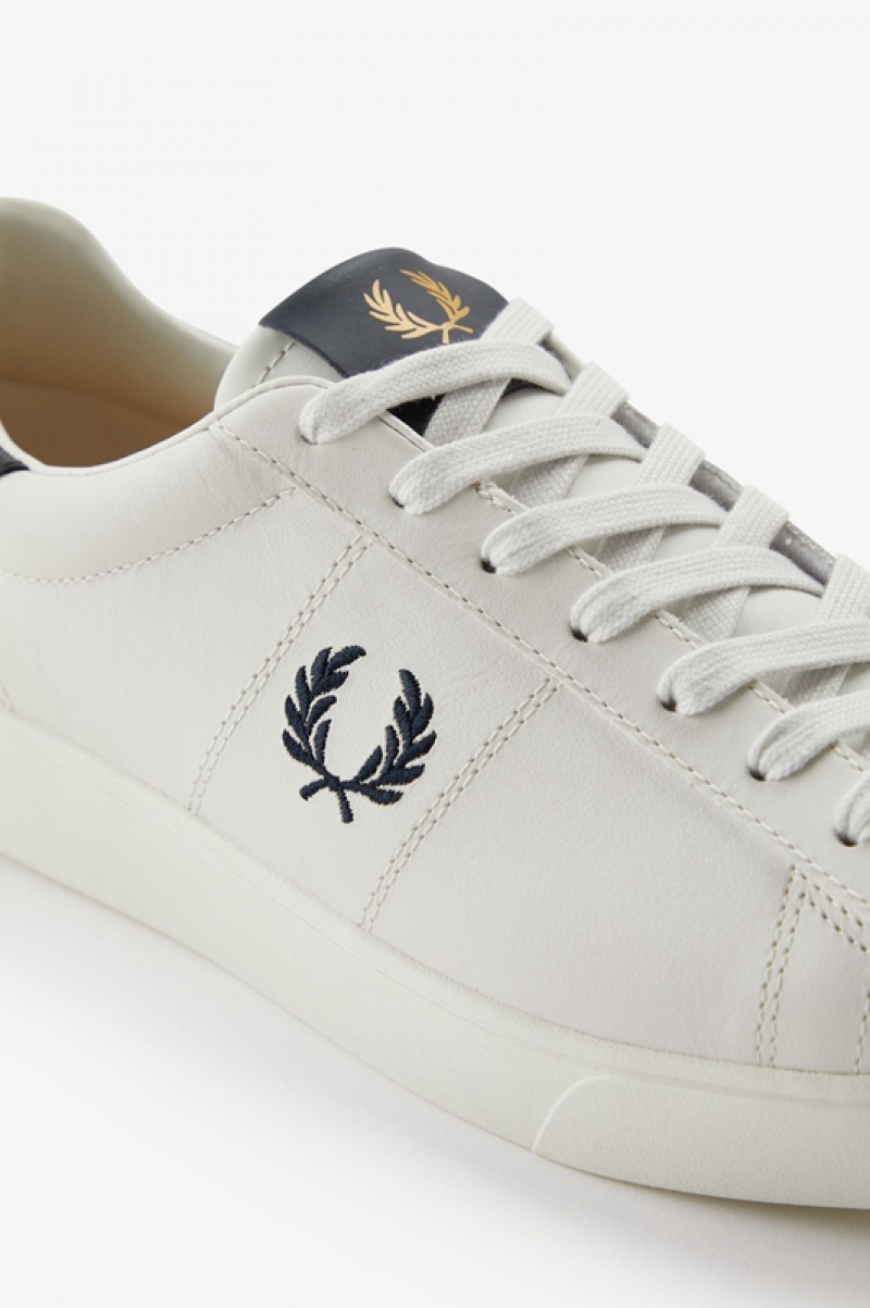 Fred Perry Spencer Men's Sneakers White | FEA-604925