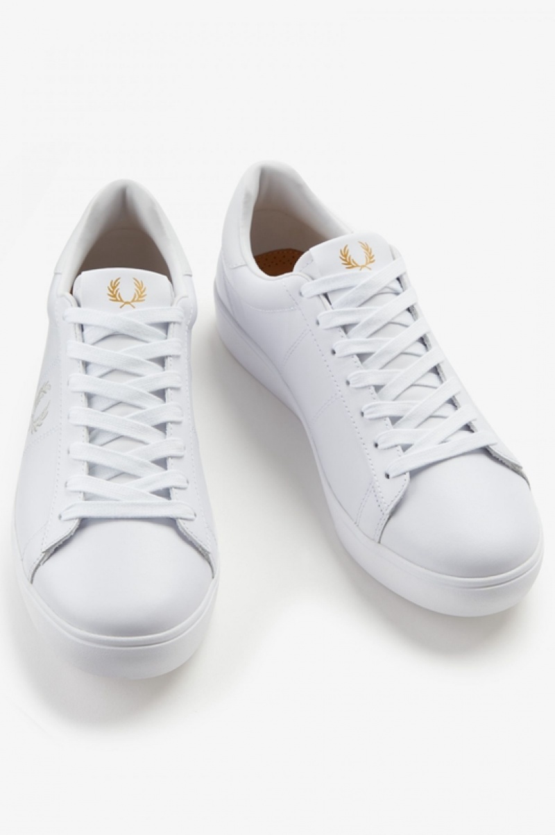 Fred Perry Spencer Men's Sneakers White | OLP-397682