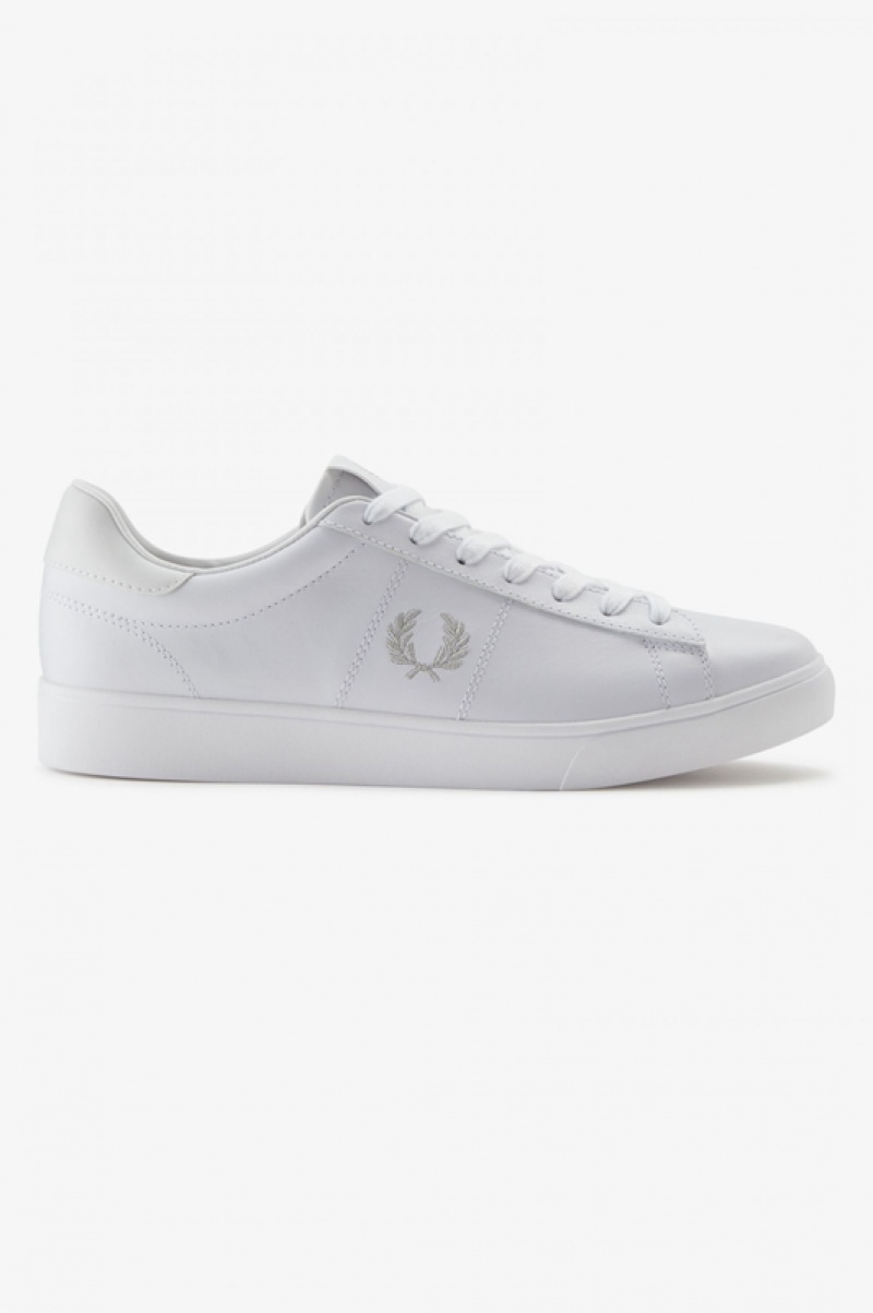 Fred Perry Spencer Men\'s Sneakers White | OLP-397682