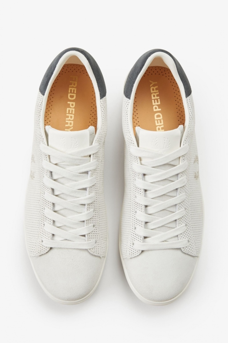 Fred Perry Spencer Men's Sneakers White | HZC-436589