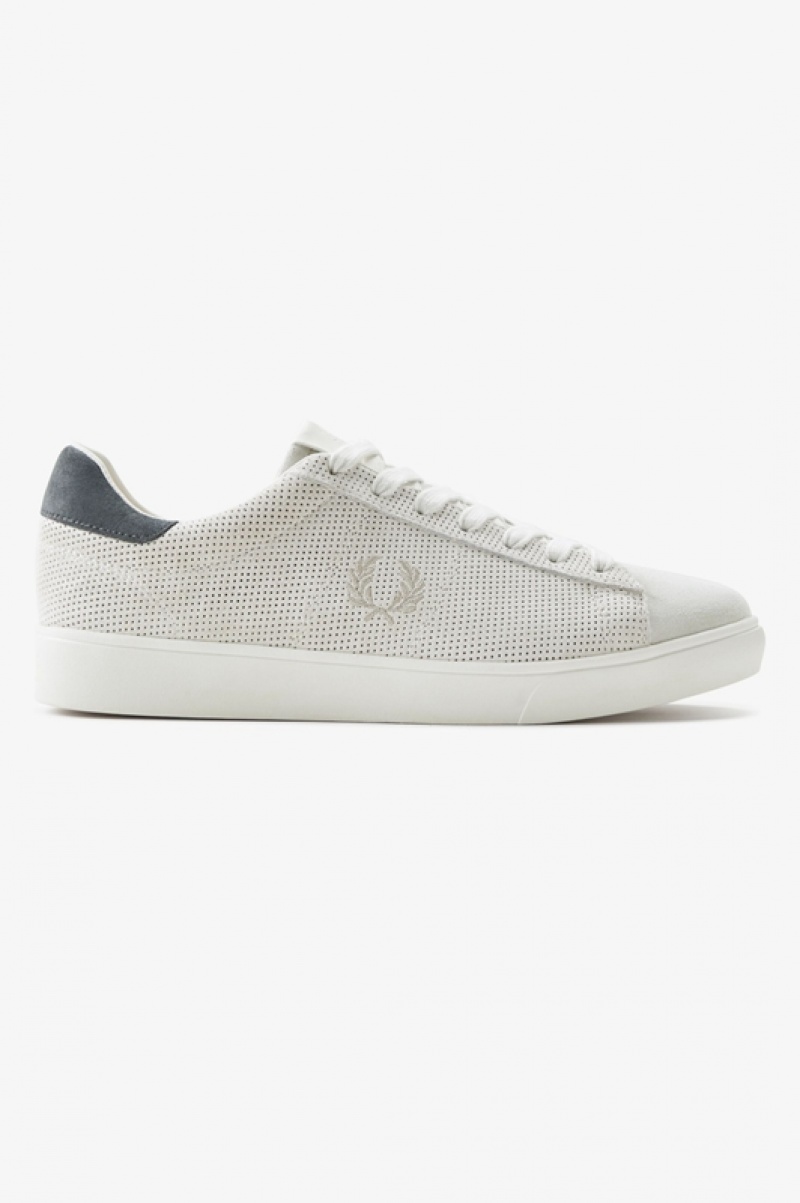 Fred Perry Spencer Men\'s Sneakers White | HZC-436589