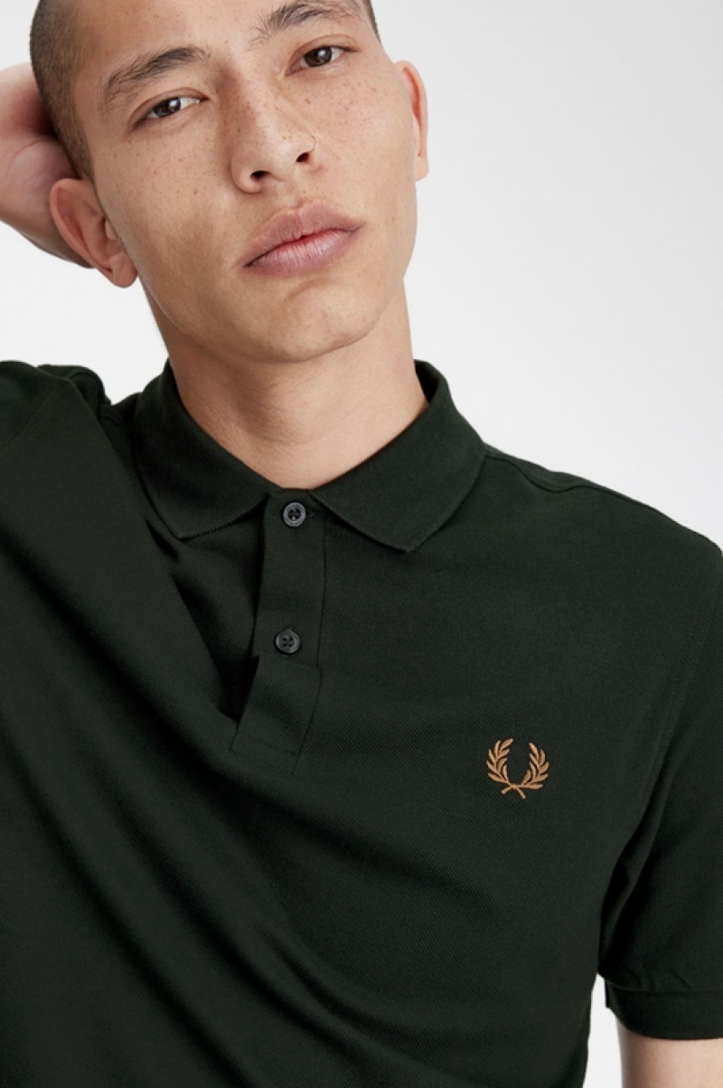 Fred Perry The Fred Perry Men's Polo Shirts Green | KBY-834097