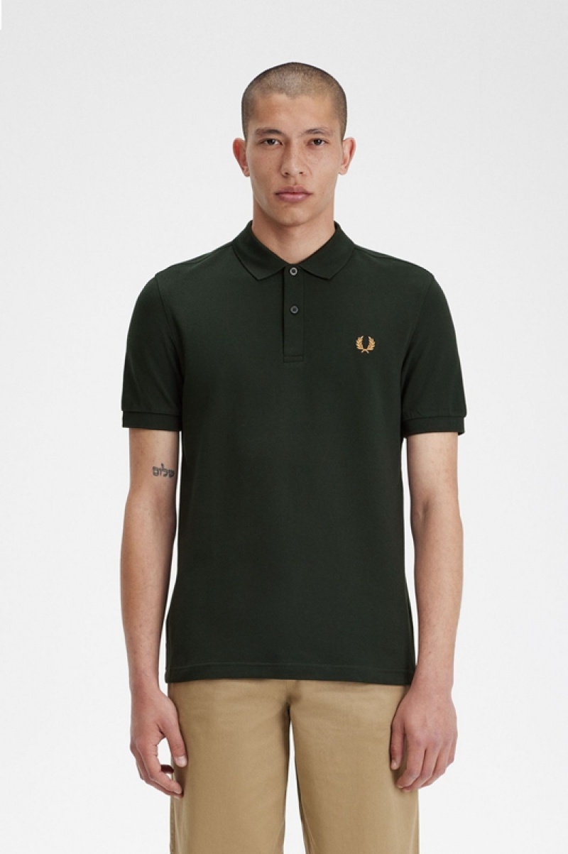 Fred Perry The Fred Perry Men\'s Polo Shirts Green | KBY-834097