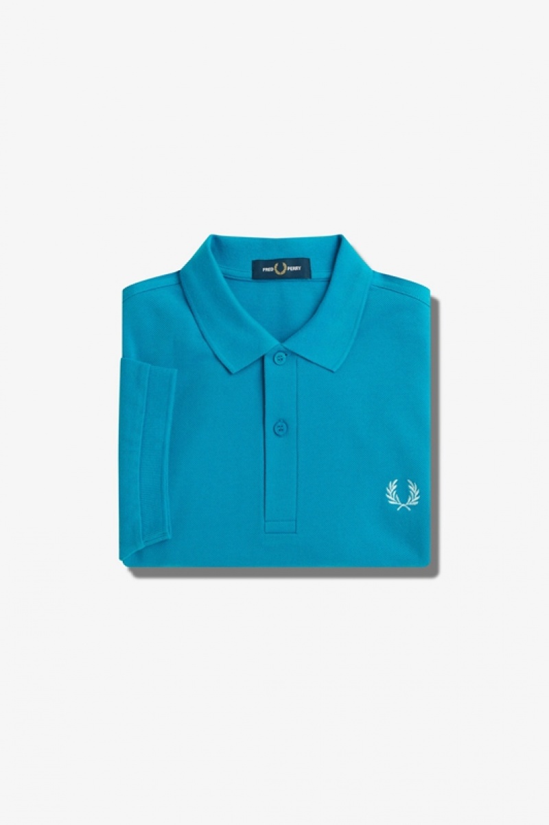 Fred Perry The Fred Perry Men's Polo Shirts Blue | EJL-758694