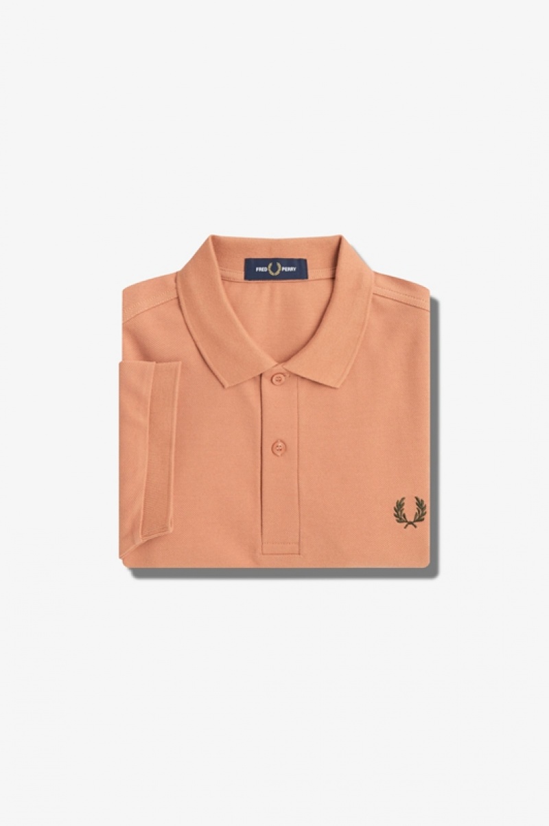 Fred Perry The Fred Perry Men's Polo Shirts Orange | DPO-153827