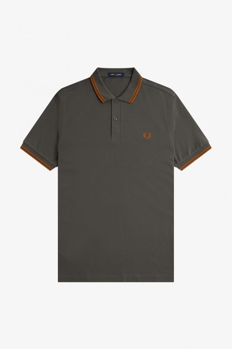 Fred Perry The Fred Perry Men's Polo Shirts Green | AHF-625709