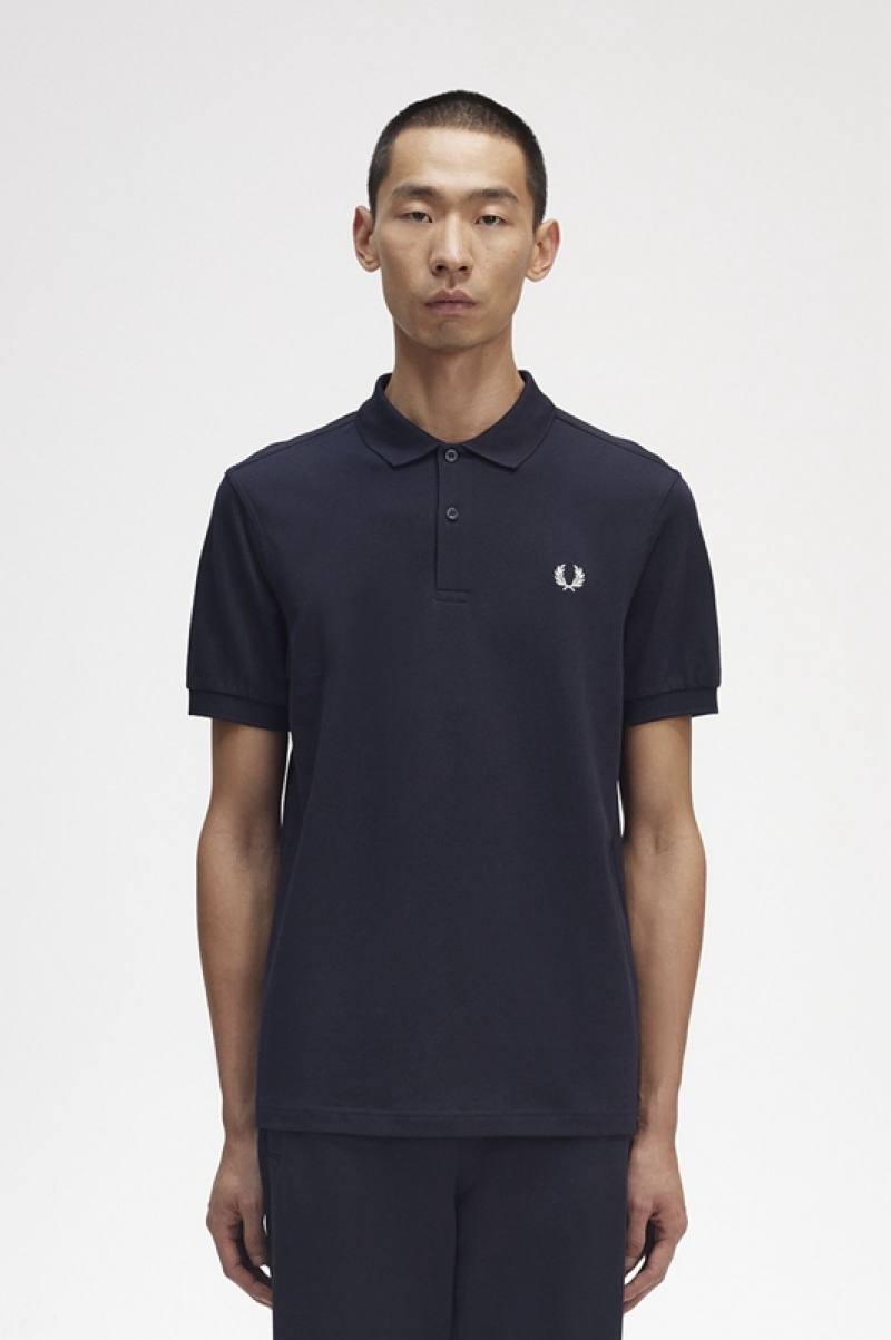 Fred Perry The Fred Perry Men\'s Polo Shirts Navy | ELU-460935