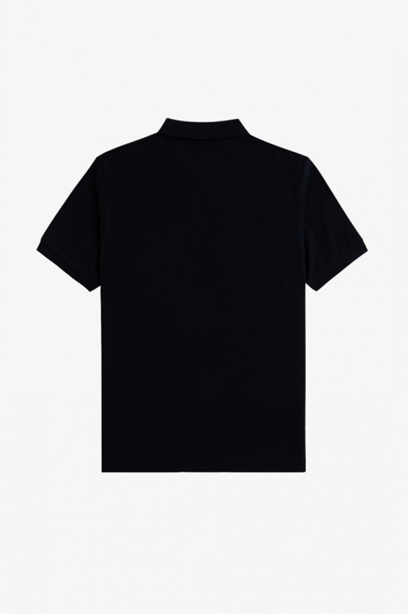 Fred Perry The Fred Perry Men's Polo Shirts Black | ZRX-769480