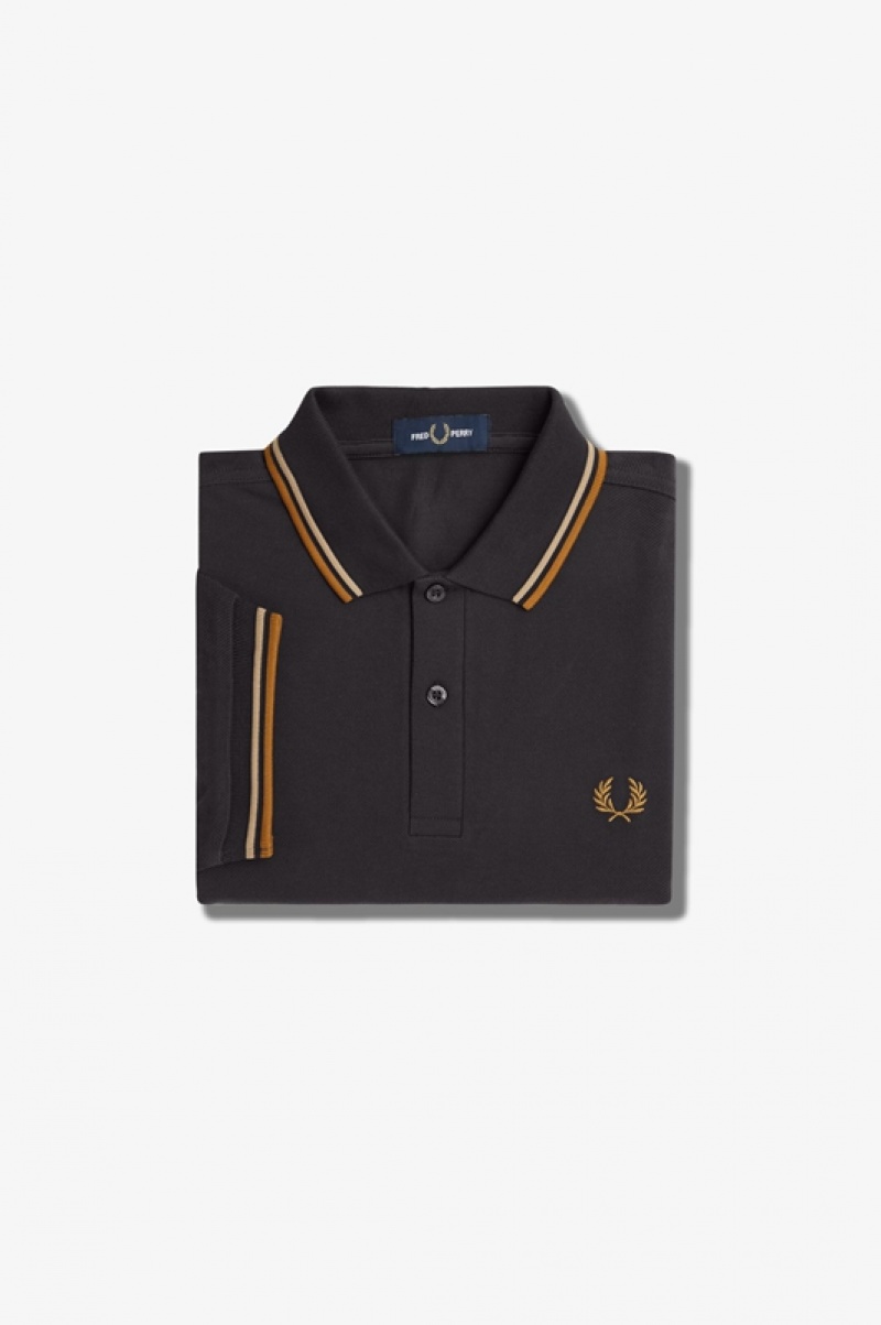 Fred Perry The Fred Perry Men's Polo Shirts Grey | MJO-972308