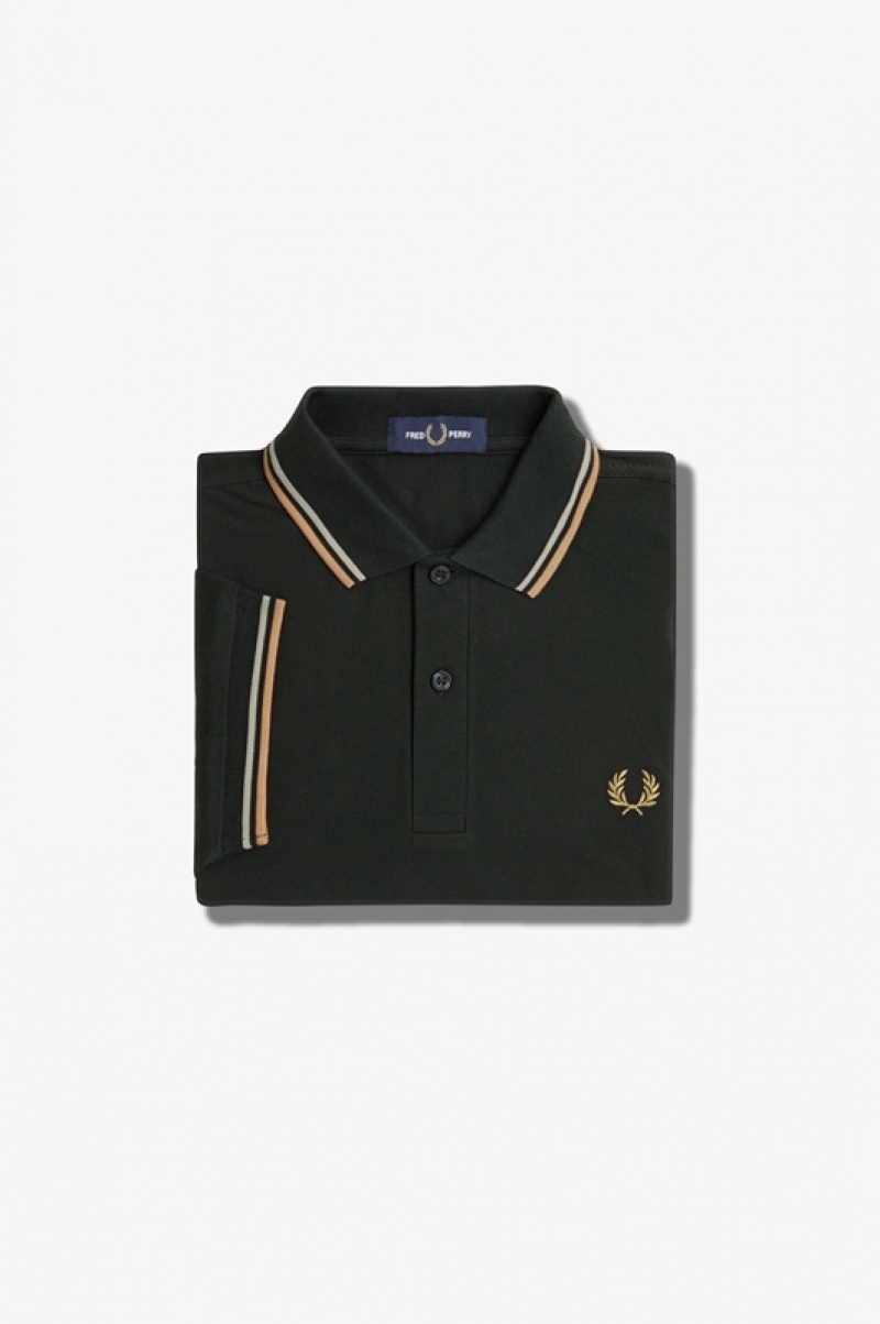 Fred Perry The Fred Perry Men's Polo Shirts Green | GKN-963027