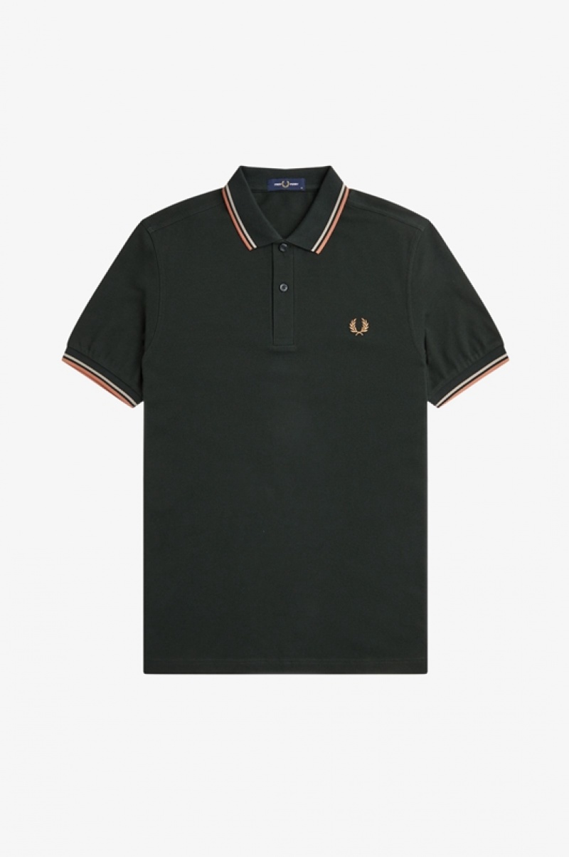 Fred Perry The Fred Perry Men's Polo Shirts Green | GKN-963027