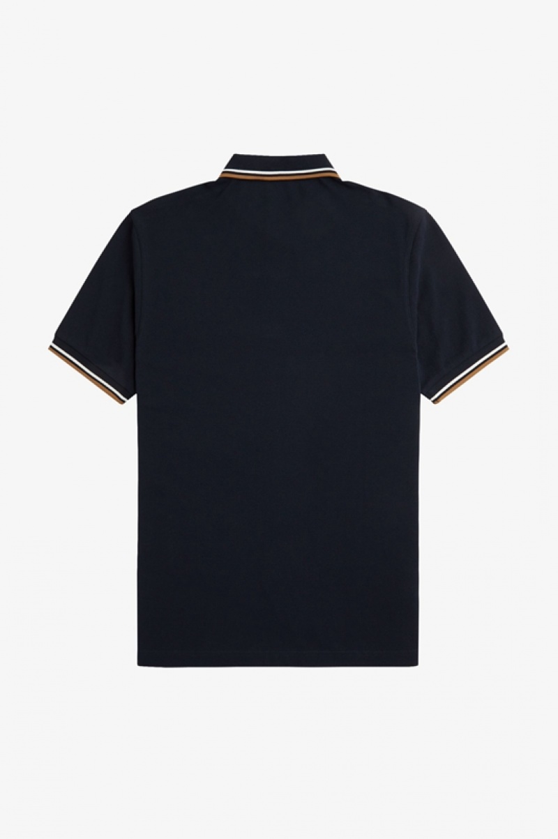 Fred Perry The Fred Perry Men's Polo Shirts Navy | WTY-492675