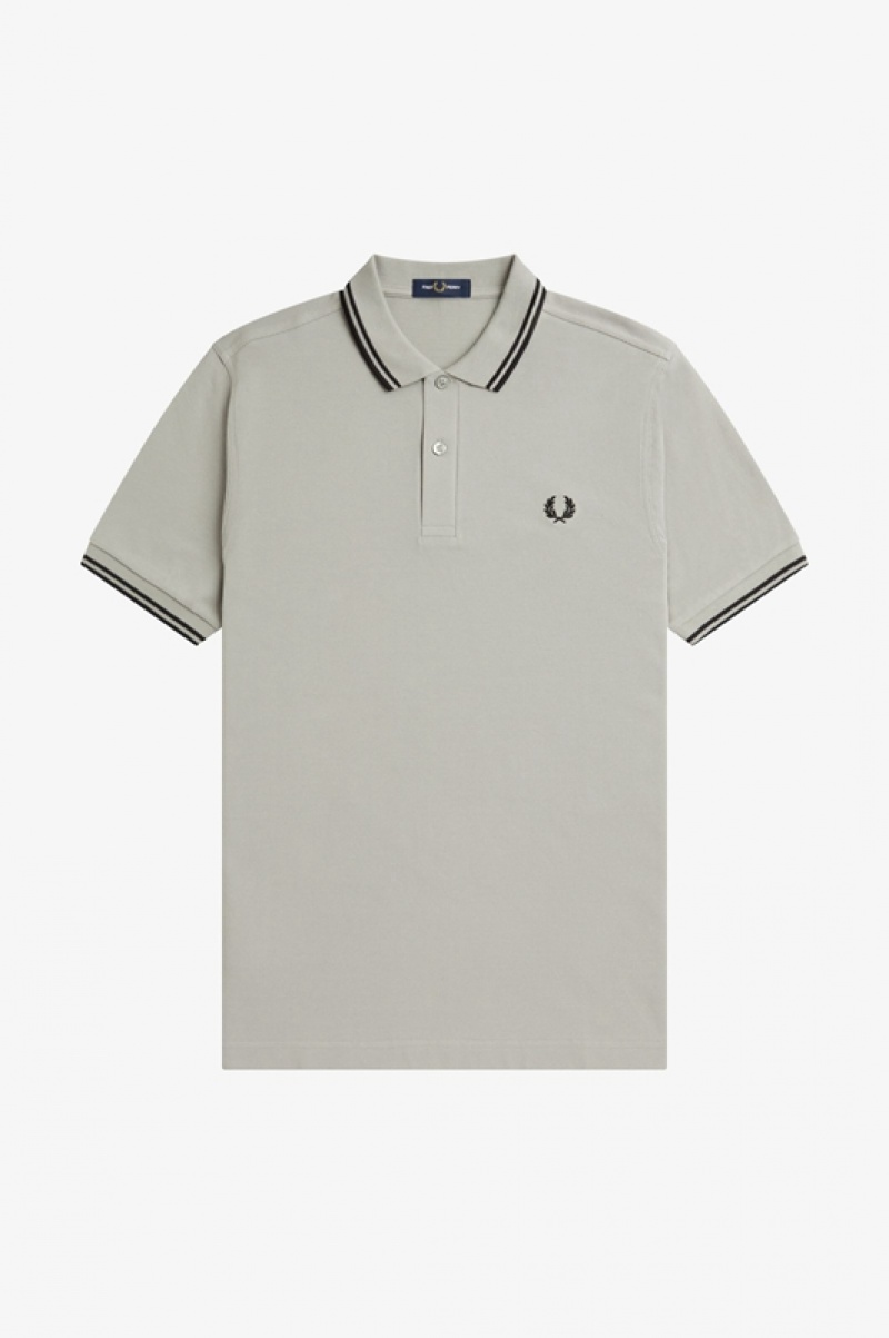 Fred Perry The Fred Perry Men's Polo Shirts Black | LOC-794603