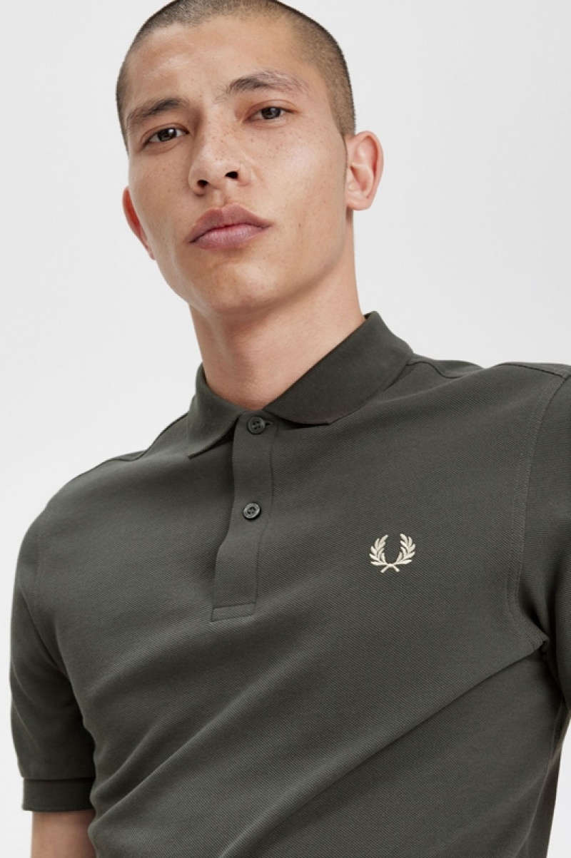 Fred Perry The Fred Perry Men's Polo Shirts Green | MHG-957208