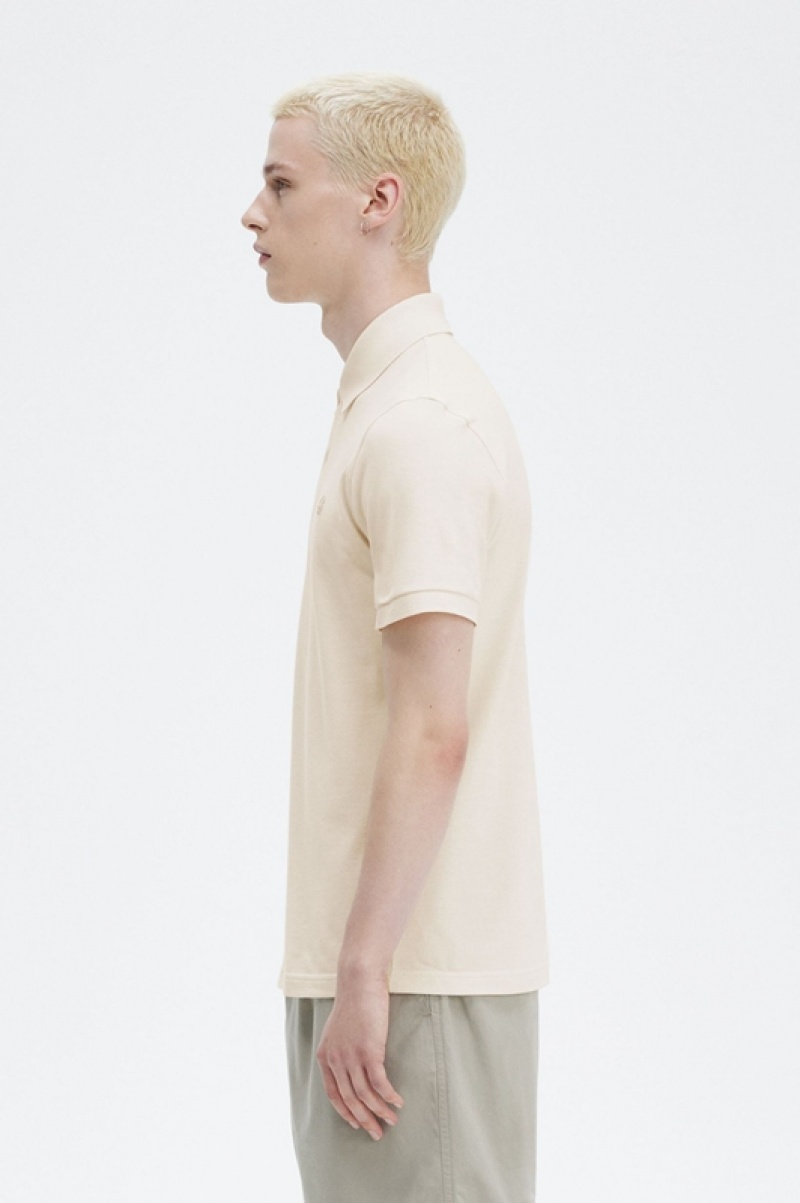 Fred Perry The Fred Perry Men's Shirts Beige | WOT-815027