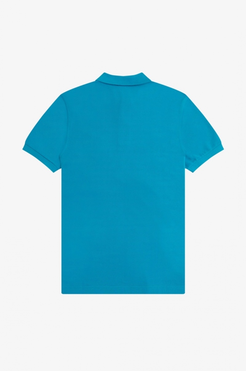 Fred Perry The Fred Perry Men's Shirts Blue | AMC-132986