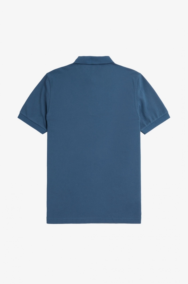 Fred Perry The Fred Perry Men's Shirts Blue | PDQ-278594