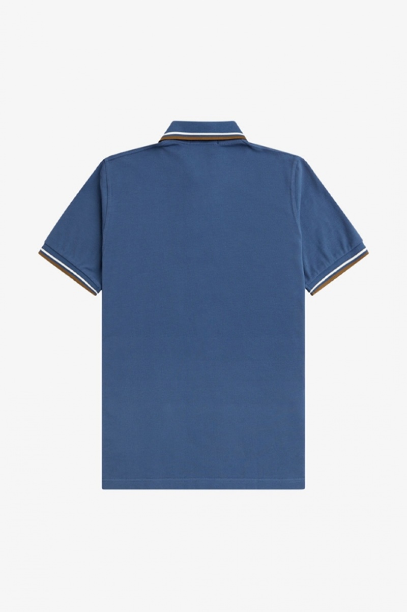 Fred Perry The Fred Perry Men's Shirts Blue | ESY-783519