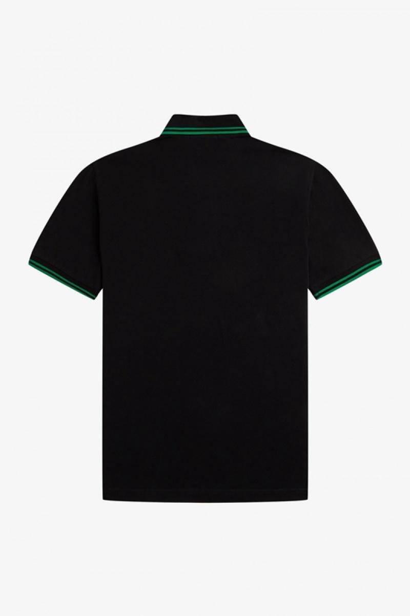 Fred Perry The Fred Perry Men's Shirts Black | EUC-637590