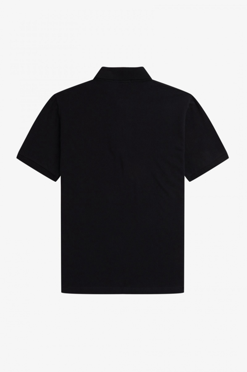 Fred Perry The Fred Perry Men's Shirts Black | IGD-142530