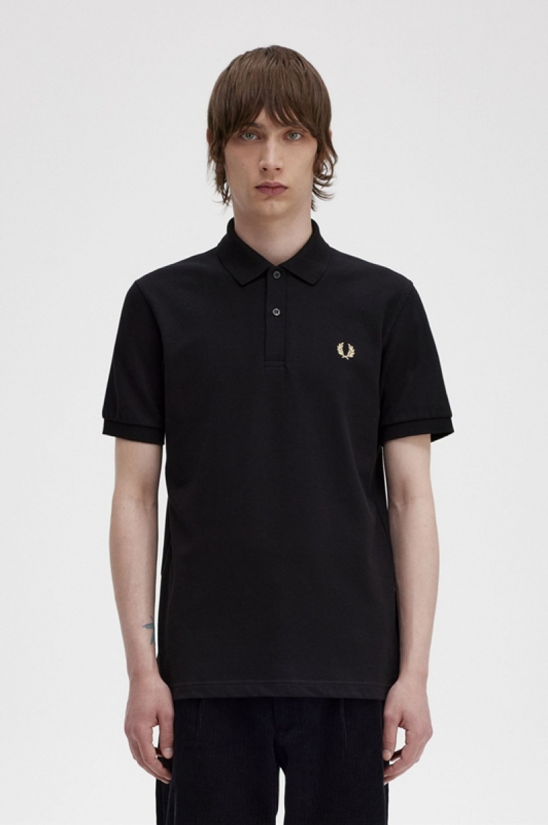 Fred Perry The Fred Perry Men's Shirts Black | HJB-329504