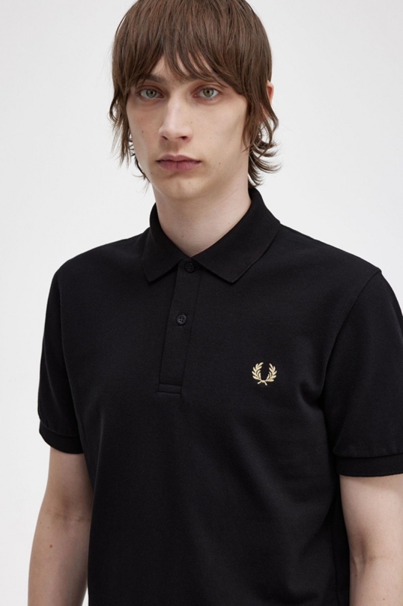 Fred Perry The Fred Perry Men's Shirts Black | HJB-329504