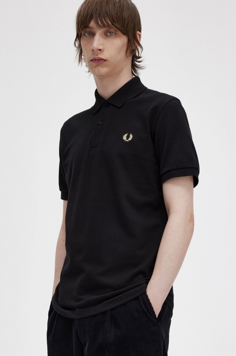 Fred Perry The Fred Perry Men's Shirts Black | HJB-329504