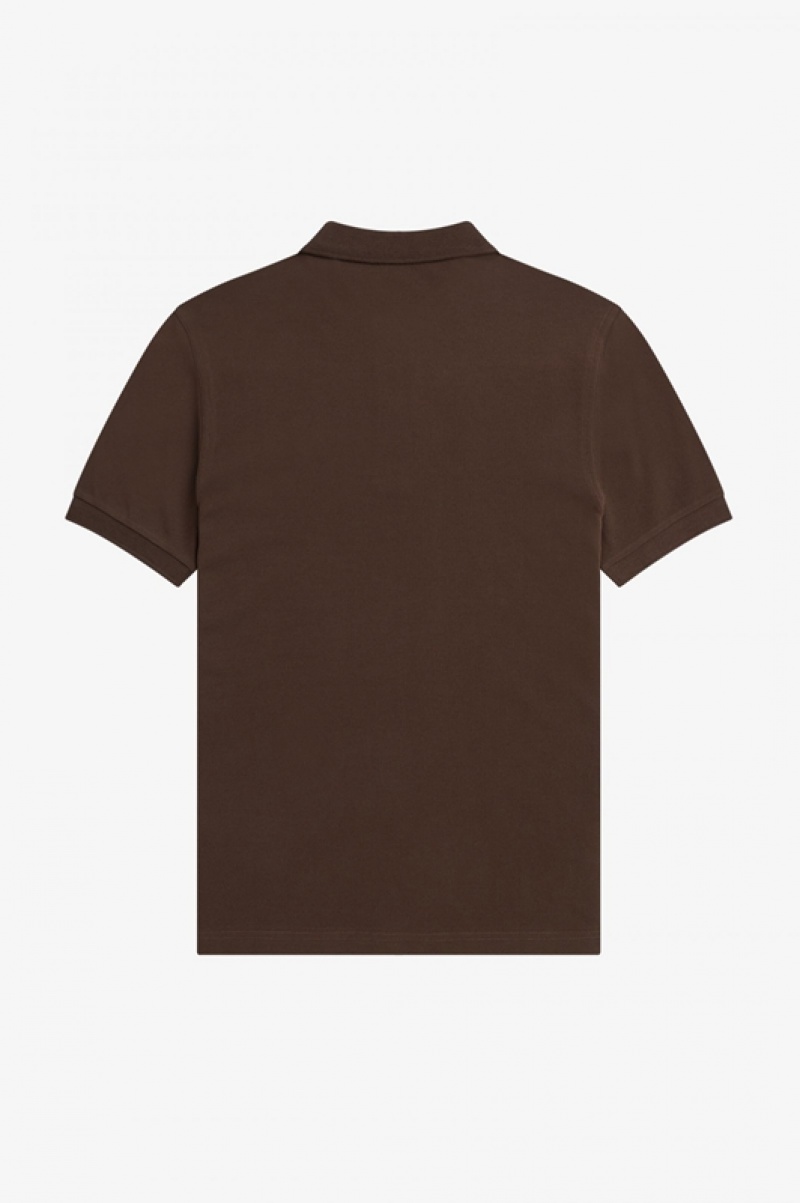 Fred Perry The Fred Perry Men's Shirts Brown | PZD-645903