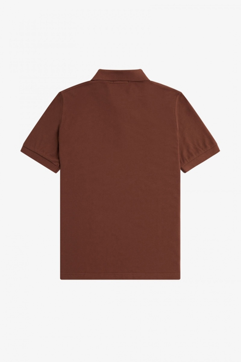 Fred Perry The Fred Perry Men's Shirts Brown | DHY-293576