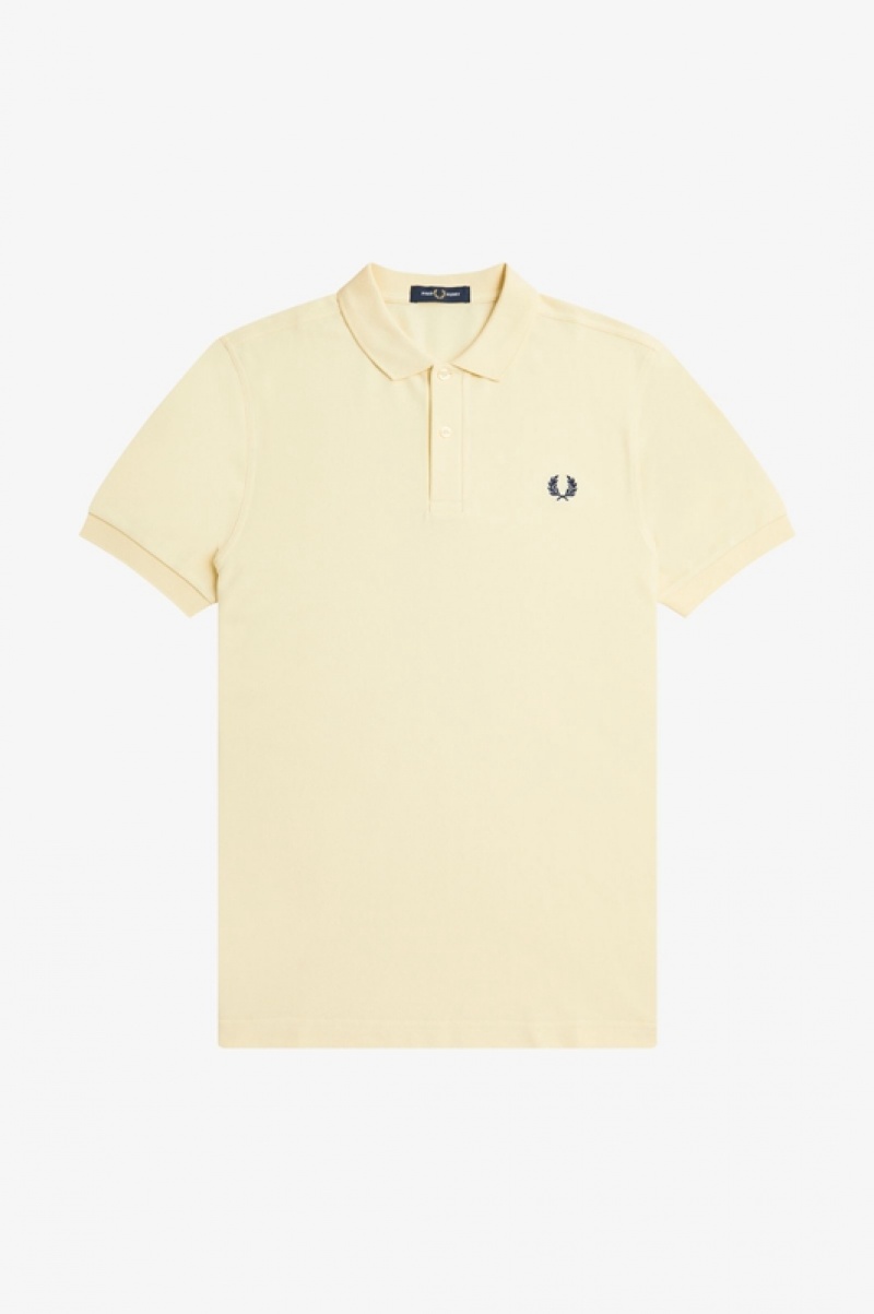 Fred Perry The Fred Perry Men's Shirts Cream | OHV-382014