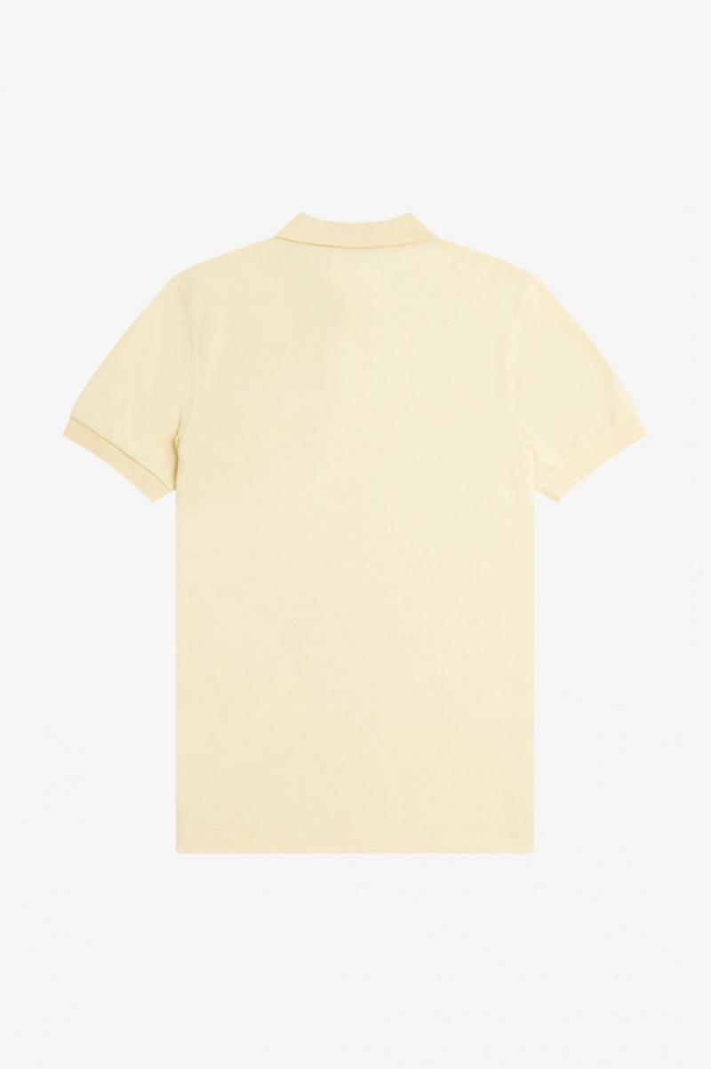 Fred Perry The Fred Perry Men's Shirts Cream | OHV-382014