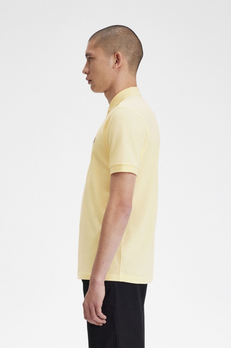 Fred Perry The Fred Perry Men's Shirts Cream | OHV-382014