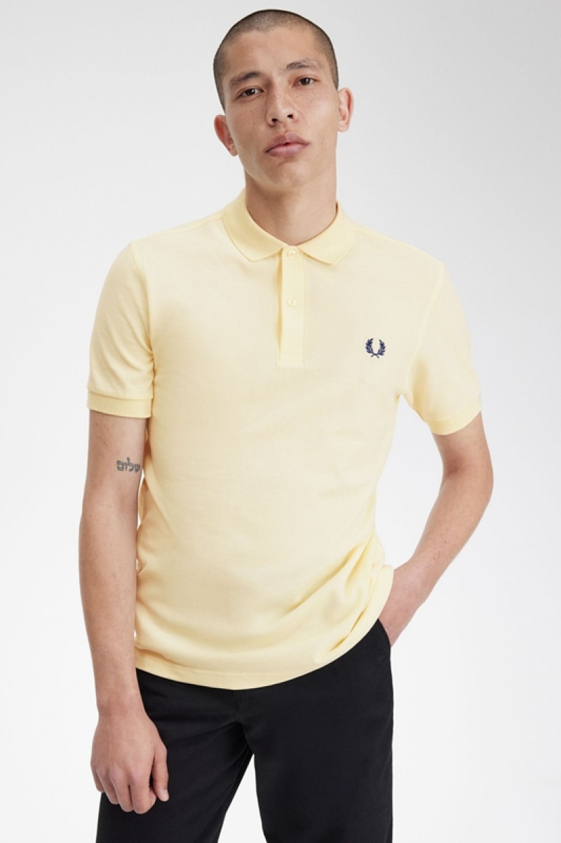 Fred Perry The Fred Perry Men's Shirts Cream | OHV-382014