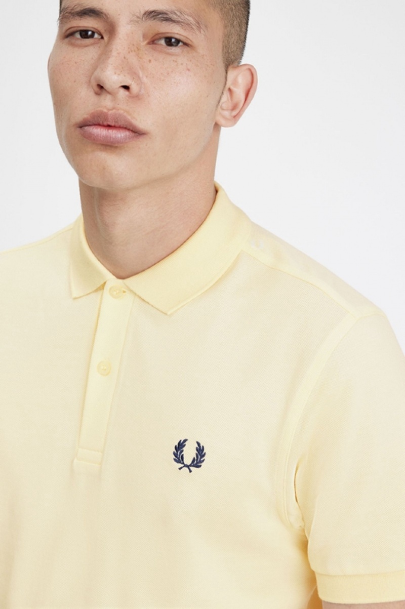 Fred Perry The Fred Perry Men's Shirts Cream | OHV-382014