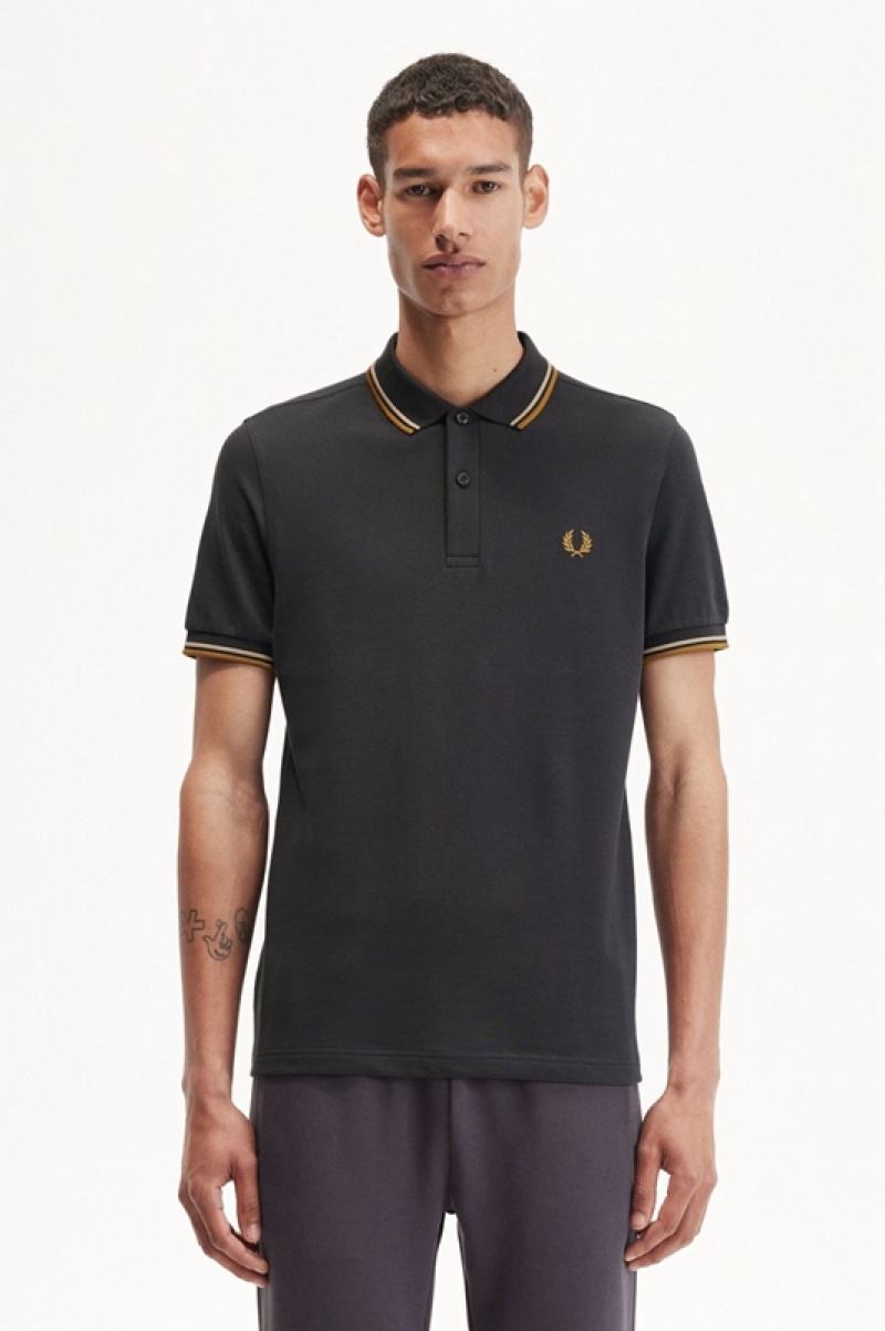 Fred Perry The Fred Perry Men's Shirts Grey | UPM-401957