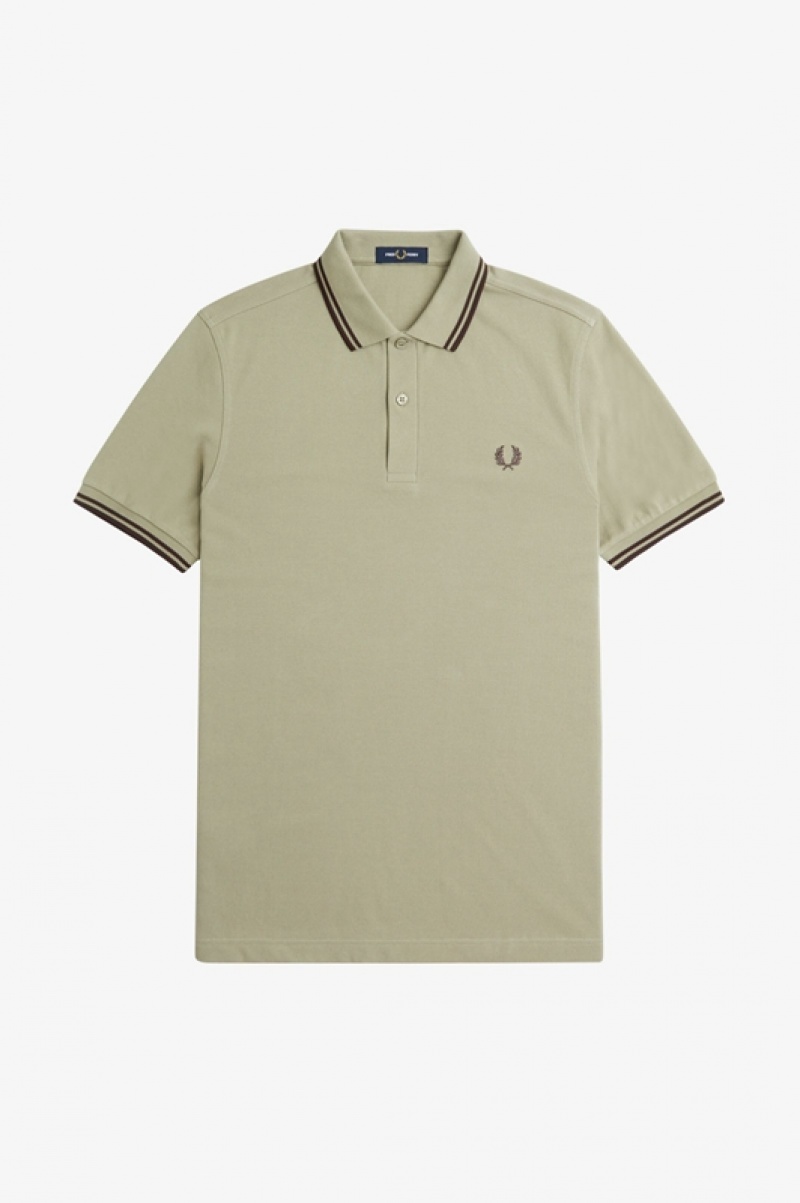 Fred Perry The Fred Perry Men's Shirts Green | CDH-621840