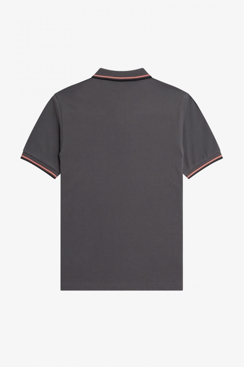 Fred Perry The Fred Perry Men's Shirts Grey | OPZ-210583