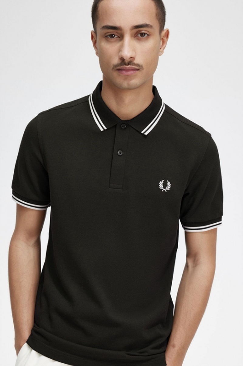 Fred Perry The Fred Perry Men's Shirts Green | URW-098512