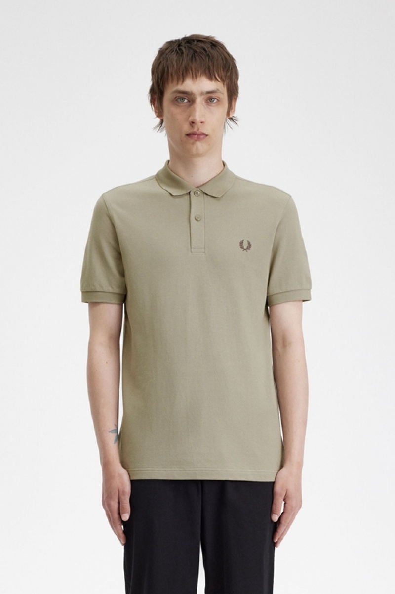 Fred Perry The Fred Perry Men's Shirts Green | XHB-527143