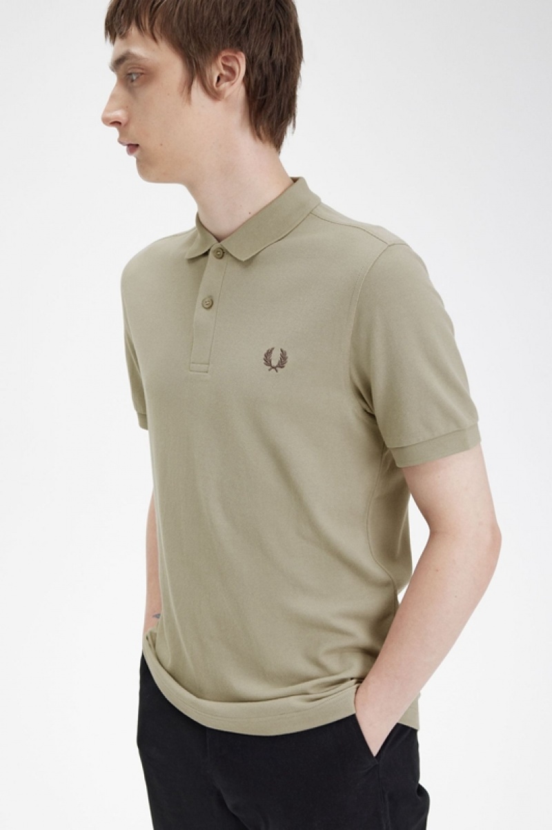 Fred Perry The Fred Perry Men's Shirts Green | XHB-527143